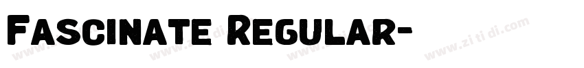 Fascinate Regular字体转换